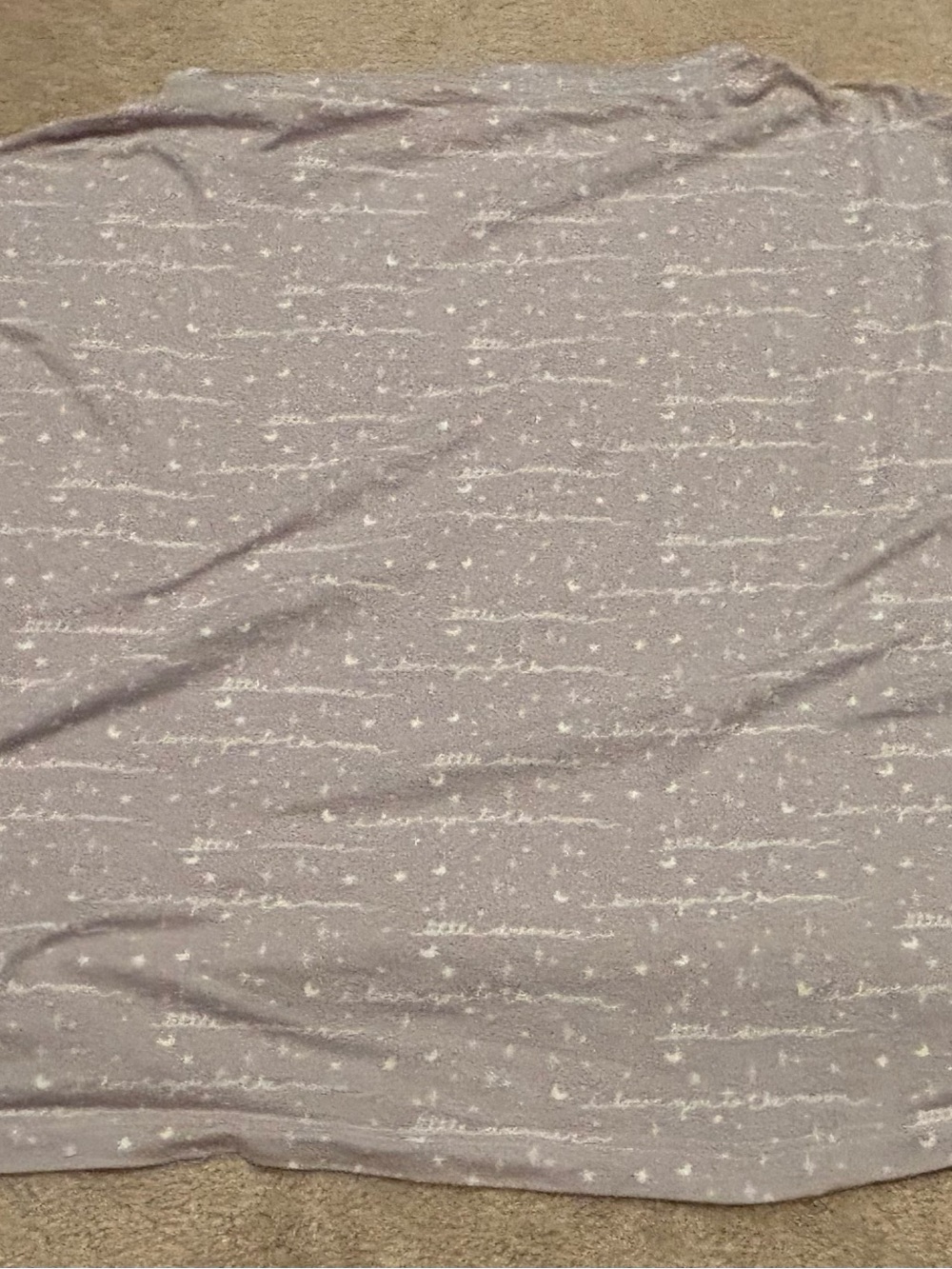 Optum Breast Feeding Cover Gray Star & Script Little Dreamer